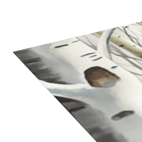 Winter Aspen Trunks - Fine Art Greeting Cards